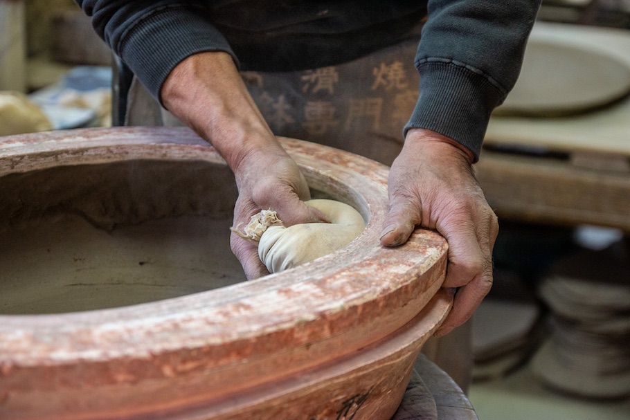 Tokoname pots, Japan